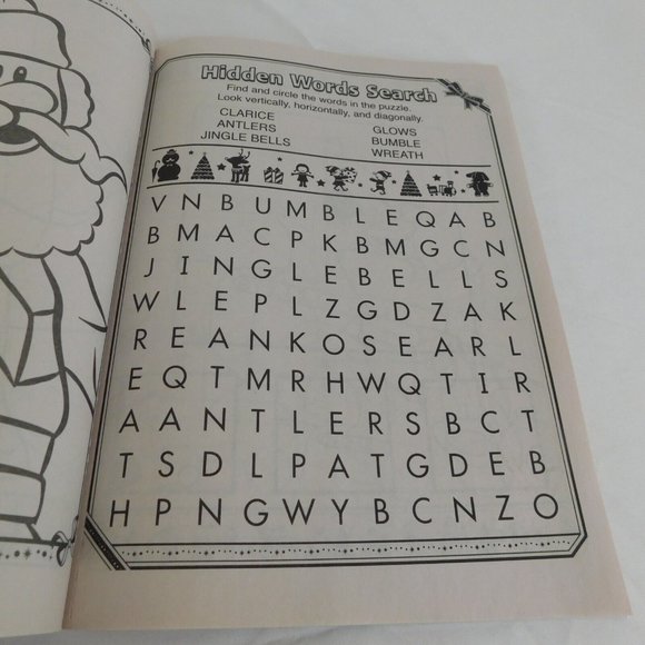 2 Rudolph The Red-Nosed Reindeer Christmas Jumbo Coloring & Activity Books New - Picture 9 of 12